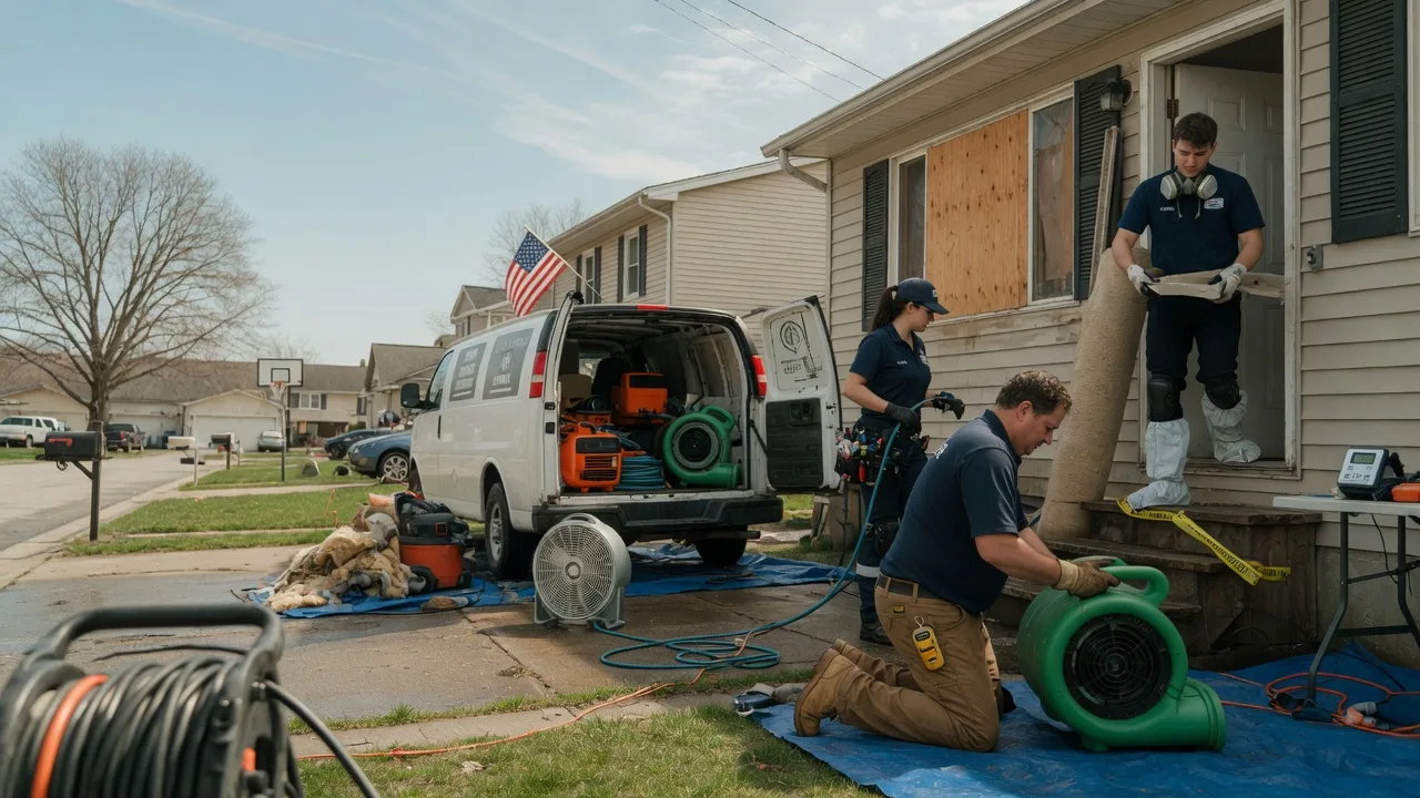 Water Damage Restoration in Mercer, ND near me